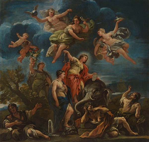 Allegory of Temperance by Luca Giordano